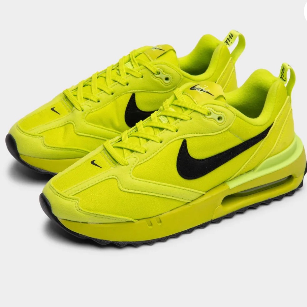 Worn Once Nike Womens Air Max Dawn In Atomic Green  Black